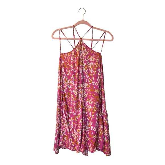 NWT Anthropologie Sheer Pink Combo Mini Dress - Size Medium - Picture 4 of 12